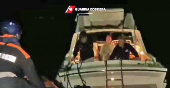 Lago di Como - Il salvataggio della guardia costiera