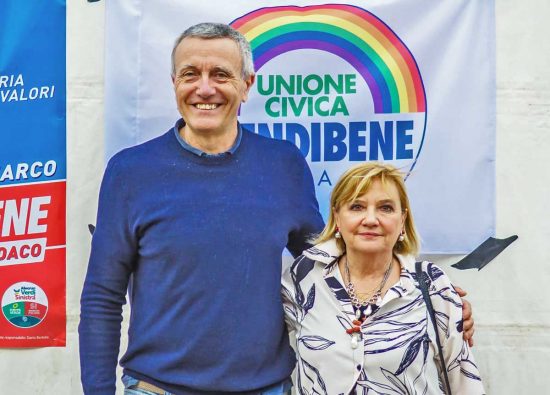 Civitavecchia - Giancarlo De Gennaro e Stefania Tinti