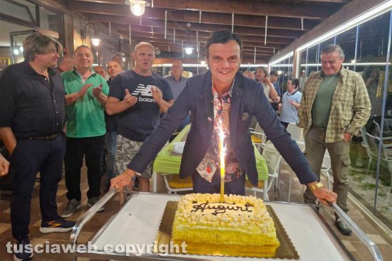 Viterbo - Il 32esimo compleanno di Gianmarco Merlani