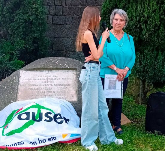 Viterbo - La commemorazione dell'eccidio dell'8 giugno 1944 di Auser