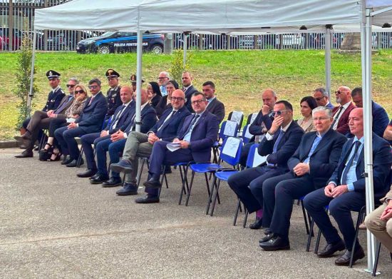 Viterbo - Intitolazione carcere all'agente Nicandro Izzo - Le autorità