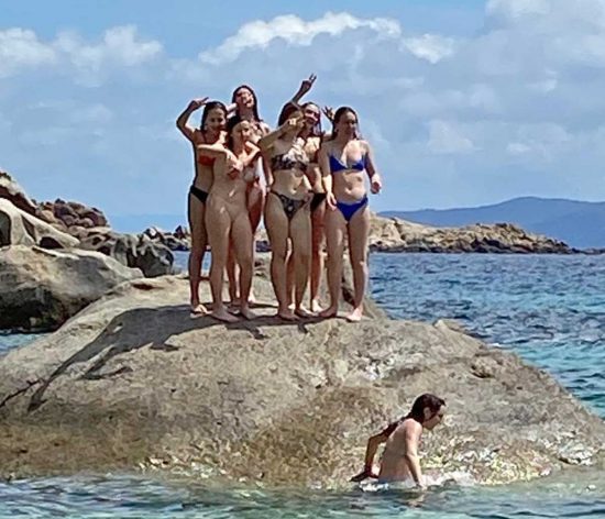 Studenti e docenti del Liceo delle scienze umane e musicale “Santa Rosa” all'isola del Giglio