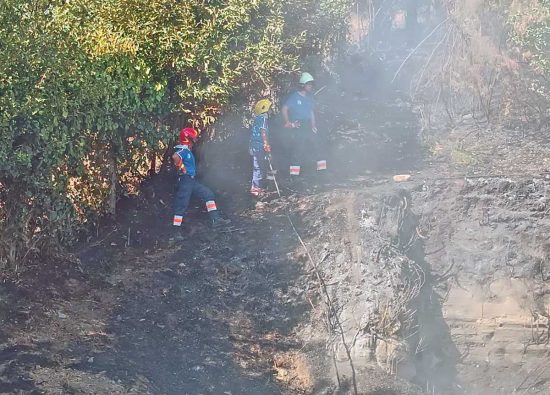 Montefiascone - L'incendio in via Solferino della battaglia