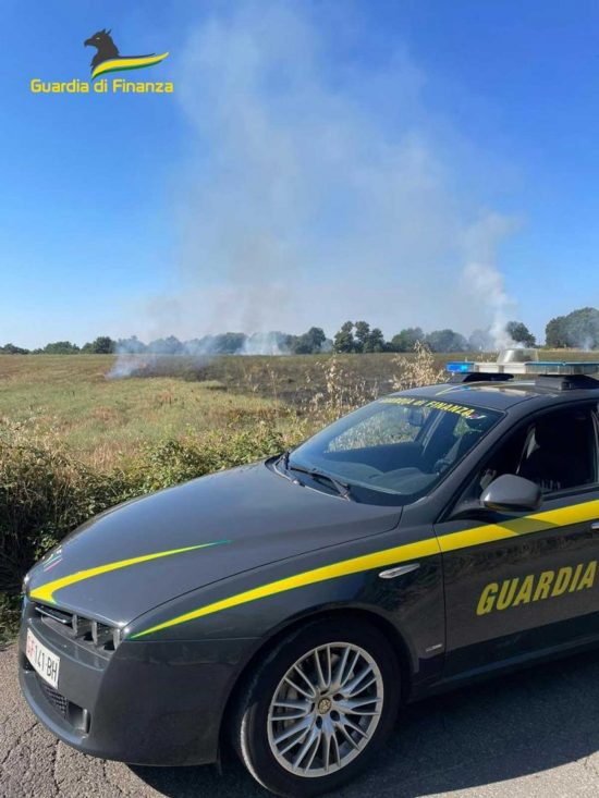 Guardia di Finanza - Incendio a Nepi