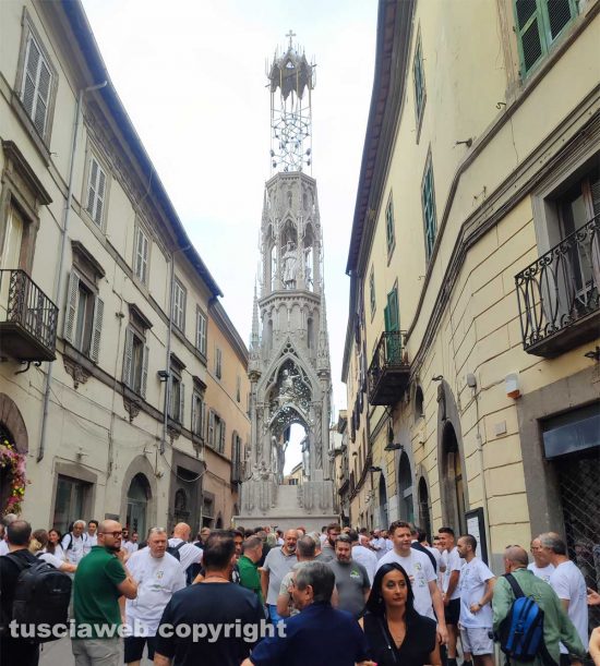 Viterbo - Santa Rosa - Prova di trasporto per Dies Natalis