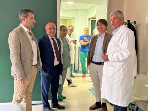 Civita Castellana - La visita alla nuova Diagnostica per immagini dell'ospedale Andosilla