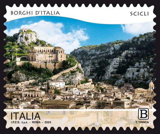 Francobollo dedicato ai borghi d’Italia - Scicli