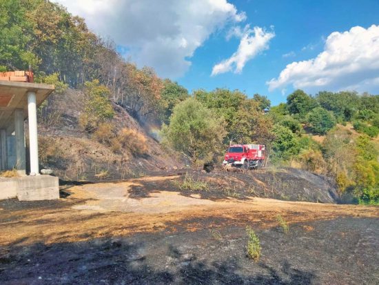 Montefiascone - L'incendio in via Solferino della battaglia