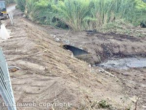Viterbo - Castel d’Asso - Sistemata la frana in strada Freddano