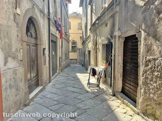 Viterbo - Via Fontanella del suffragio dove viveva Md Abul Basar Matubbar