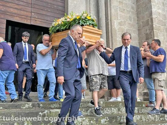 Viterbo - San Martino al Cimino - I funerali di Mario Morucci