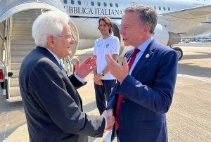 Parigi - Mattarella incontra gli atleti azzurri