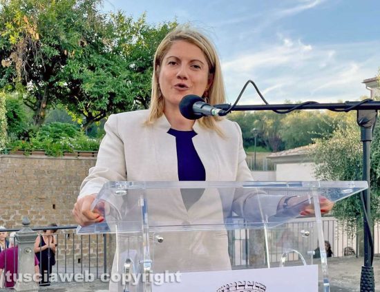 Bassano in Teverina - La sottosegretaria agli esteri Maria Tripodi