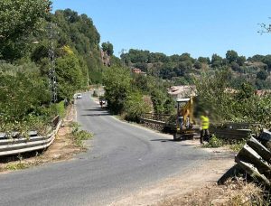 Civita Castellana - Lavori di riqualificazione stradale in località Prataroni