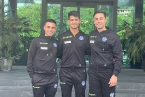 Sport - Calcio - Luca Granata, Gerardo Simone Caruso e Francesco Raccanello