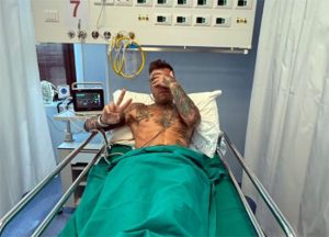 Fedez in ospedale