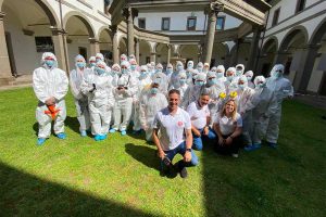 Viterbo - Gli aspiranti detective sulla scena del crimine