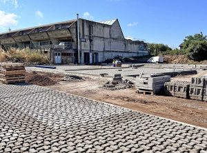 Viterbo - I lavori al parcheggio del Carmine