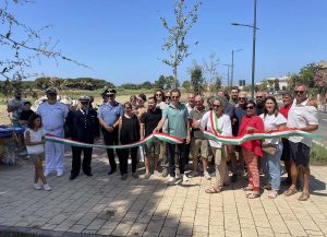Montalto di Castro - L'inaugurazione di via Tre cancelli