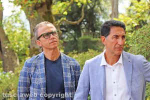 Viterbo -Presentazione seconda edizione del Festival Lante by Ance - Da sinistra Andrea Belli e Fabio Belli