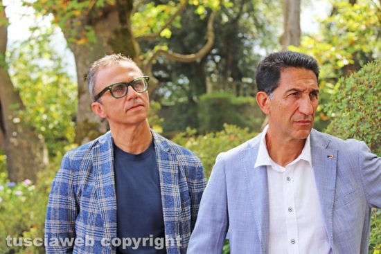 Viterbo -Presentazione seconda edizione del Festival Lante by Ance - Da sinistra Andrea Belli e Fabio Belli