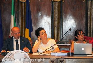 Viterbo - Consiglio comunale - Ciorba, Frontini e Notaristefano