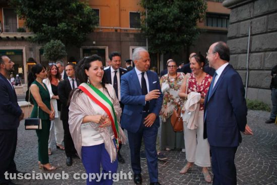 Il ministro Matteo Piantedosi (Interno) a Viterbo