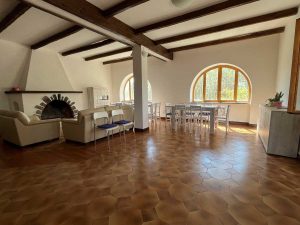Il salone di Villa Leda