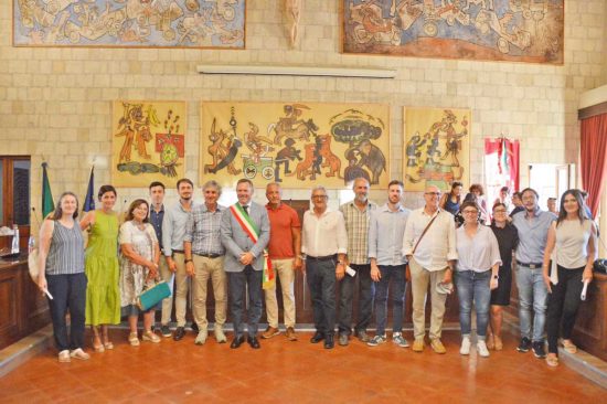 Tarquinia - Il sindaco Sposetti e la maggioranza