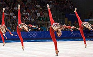 Atlete di ginnastica ritmica - Foto di repertorio