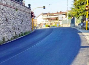 I lavori sulla Sp Gallesana