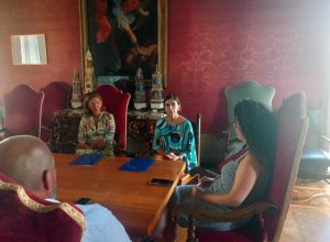 L'incontro tra Chiara Frontini, Silvio Franco, Maria Beatrice Ranucci e Sara Paraiuppi