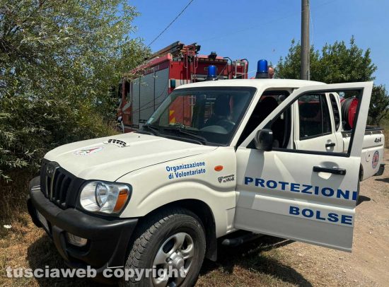 Bolsena - Protezione civile al lavoro