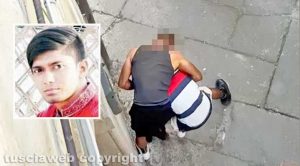 Viterbo - L’aggressione in via Fontanella del suffragio - Nel riquadro Md Abul Basar Matubbar