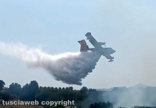 Un canadair in azione