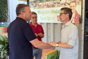 Tarquinia - Il sindaco Sposetti visita la cittadella di Semi di pace