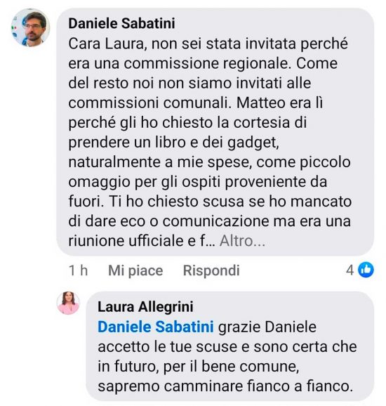 La risposta di Daniele Sabatini