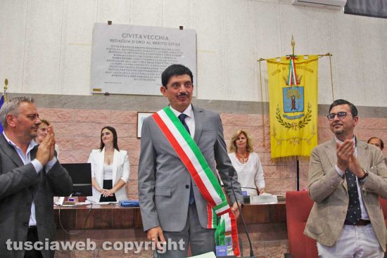 Civitavecchia - il neosindaco Piendibene