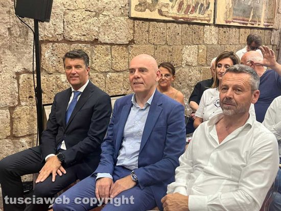 Da sinistra: Giuseppe Bergesio, Knud Erik Andersen e Fabio Bartolacci