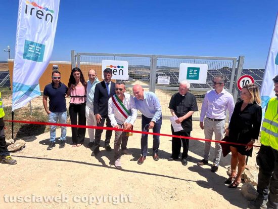 Tuscania - Inaugurazione parco fotovoltaico Erin