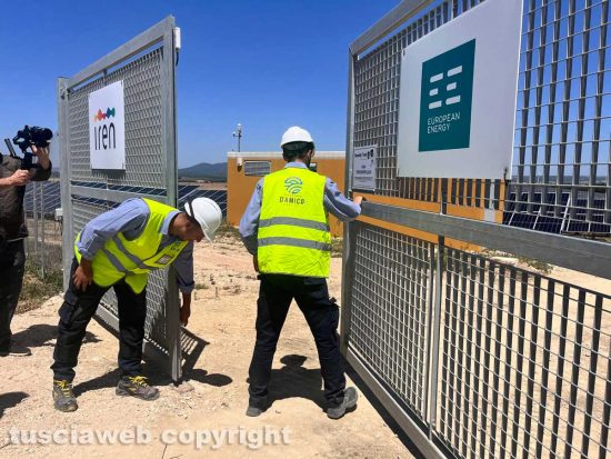 Tuscania - Inaugurazione parco fotovoltaico Iren