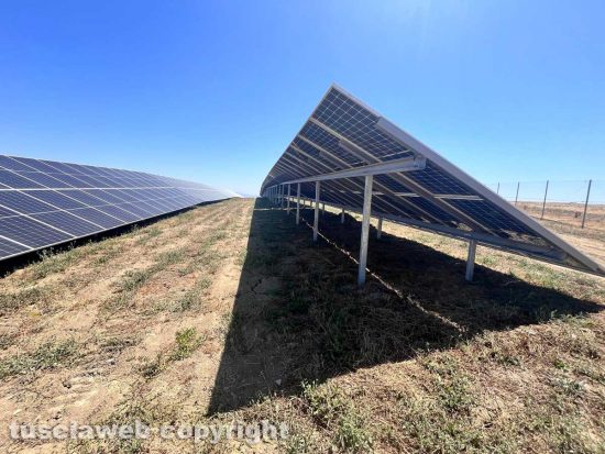 Tuscania - Il parco fotovoltaico Iren