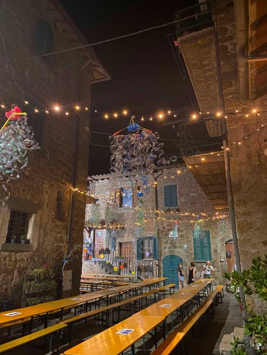 Blera - La manifestazione "Centro storico in festa - borgo in fiore"