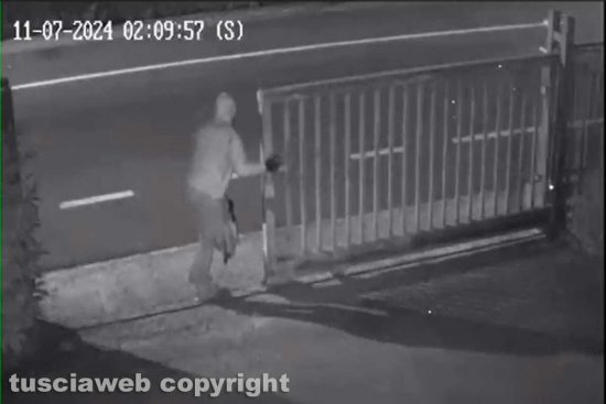 Viterbo - Il furto del furgone all'azienda Immagine porte