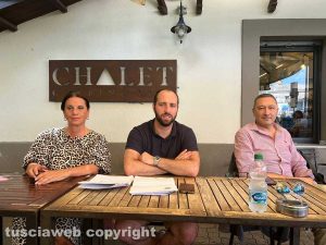 Da sinistra: Laura Allegrini, Matteo Achilli e Pietro Amodio