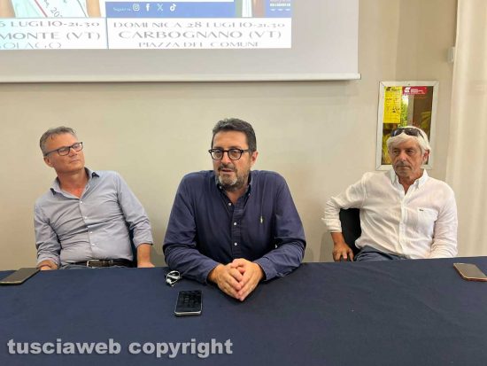 Da sinistra: Agostino Gasbarri, Mario Gori e Mario Fanelli
