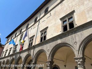 Viterbo - La sede del comune palazzo dei Priori