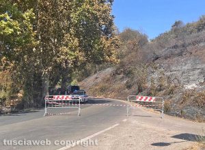 Incendio a Tuscania - Tuscanese chiusa