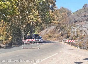 Incendio a Tuscania - Tuscanese chiusa