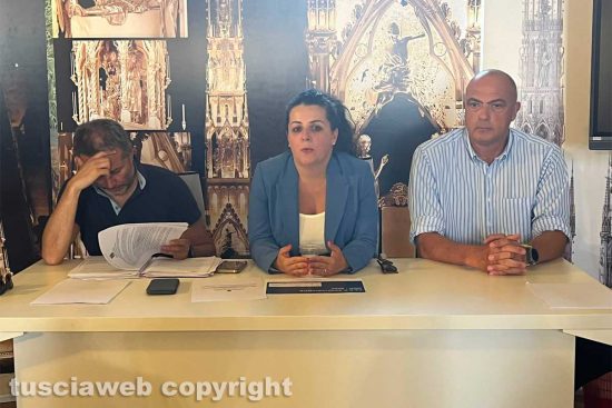 Viterbo - Emanuele Aronne, Chiara Frontini e Giancarlo Martinengo